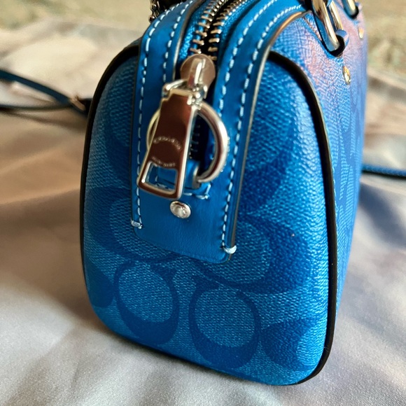 Coach Vibrant Blue Mini Bag - Picture 6 of 13